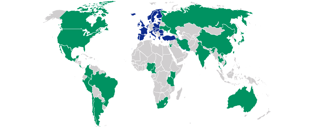 Map Partner Universities UBT